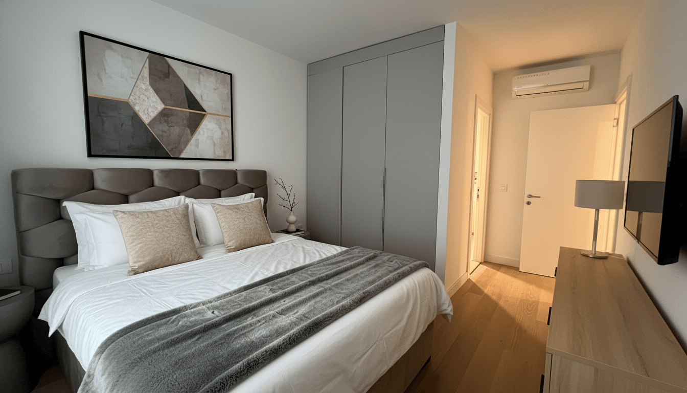 vgradna omara po meri v spalnici – Beko Style Ljubljana