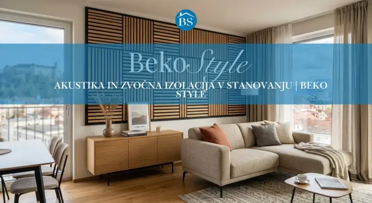 Akustika in zvocna izolacija v stanovanju | Beko Style